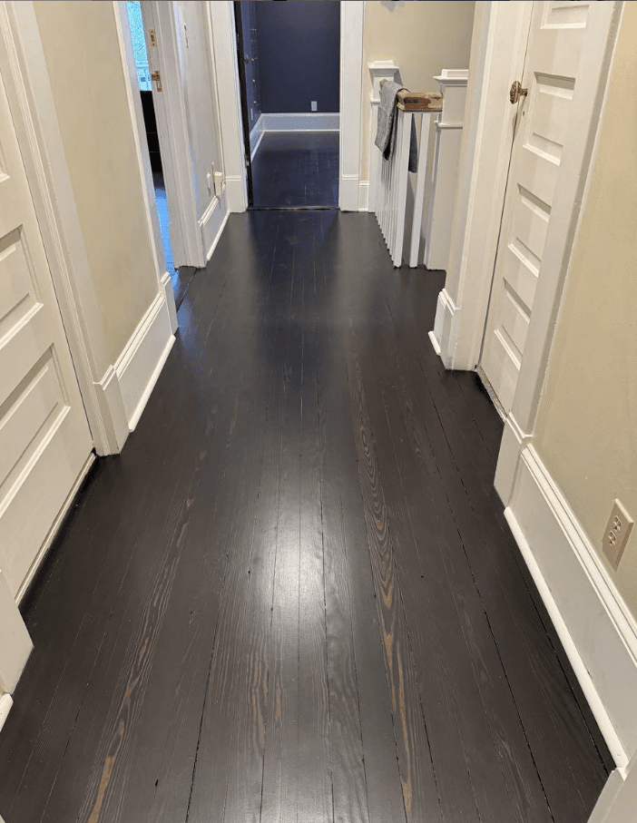 Flooring project 4 — refinishing or installation work.