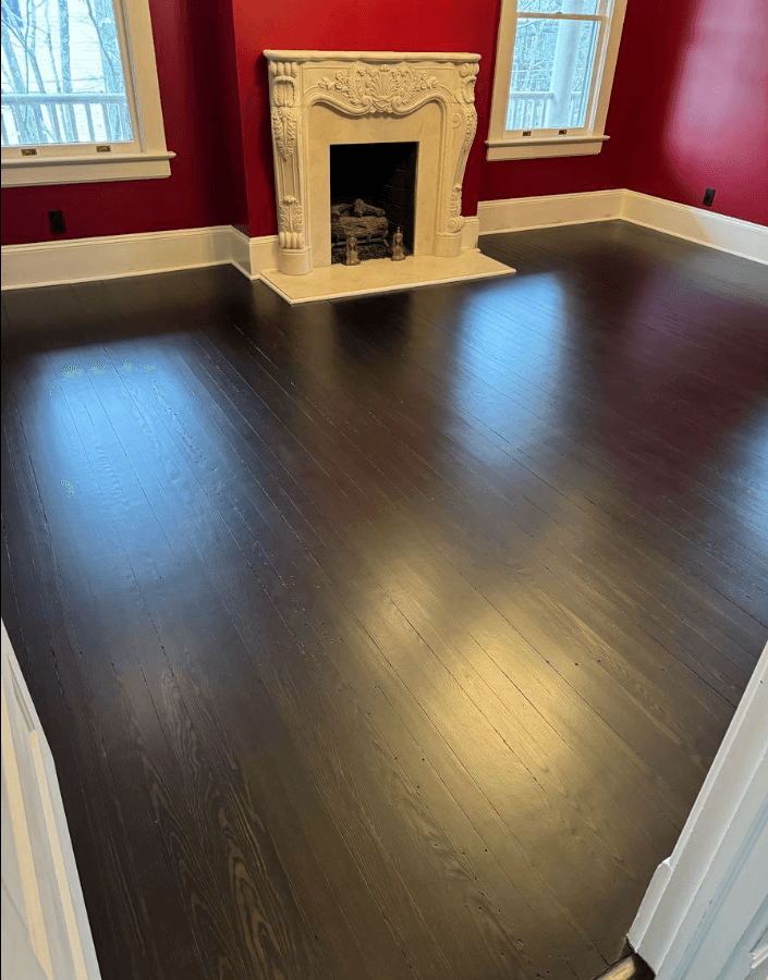 Flooring project 5 — refinishing or installation work.