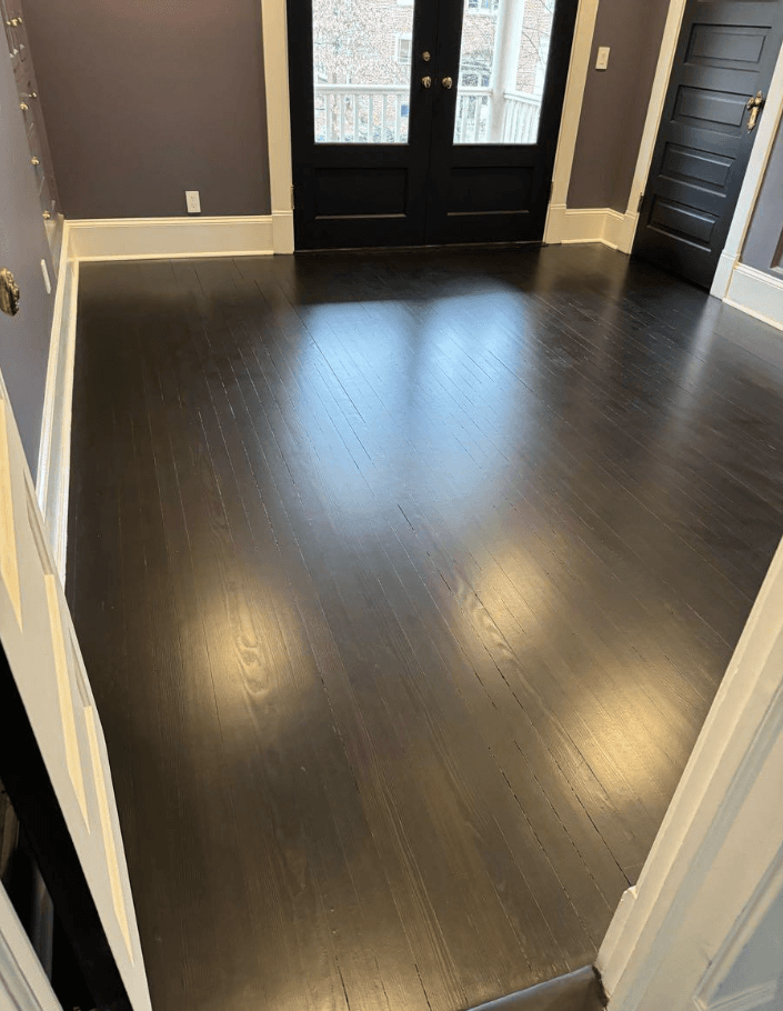 Flooring project 6 — refinishing or installation work.