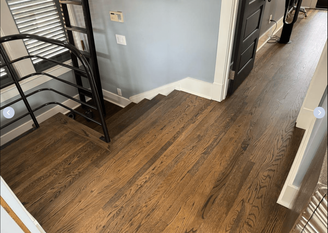 Flooring project 8 — refinishing or installation work.