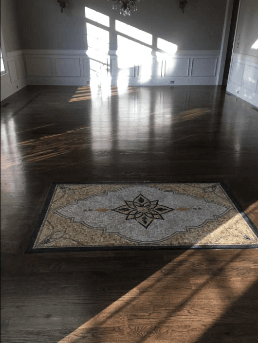 Flooring project 11 — refinishing or installation work.