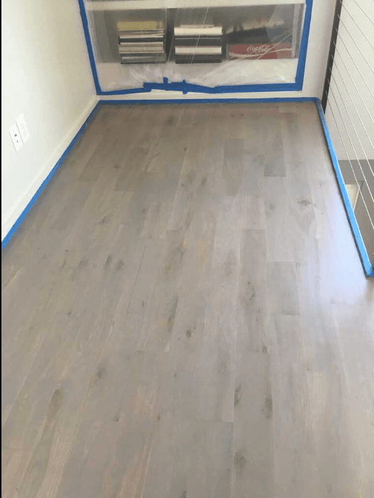 Flooring project 19 — refinishing or installation work.