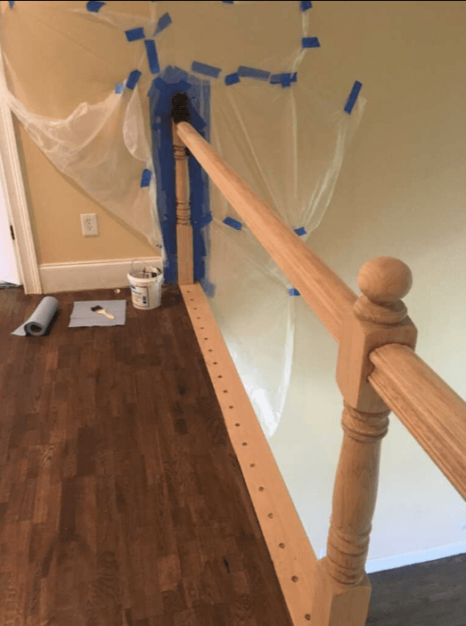 Flooring project 20 — refinishing or installation work.