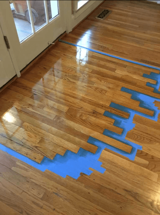 Flooring project 21 — refinishing or installation work.