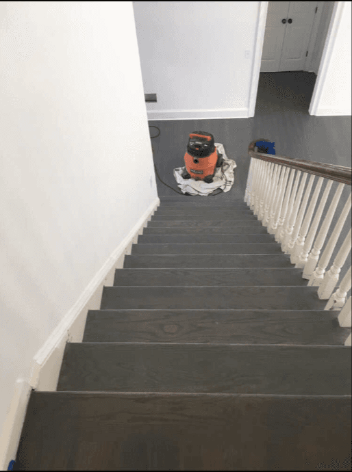 Flooring project 22 — refinishing or installation work.