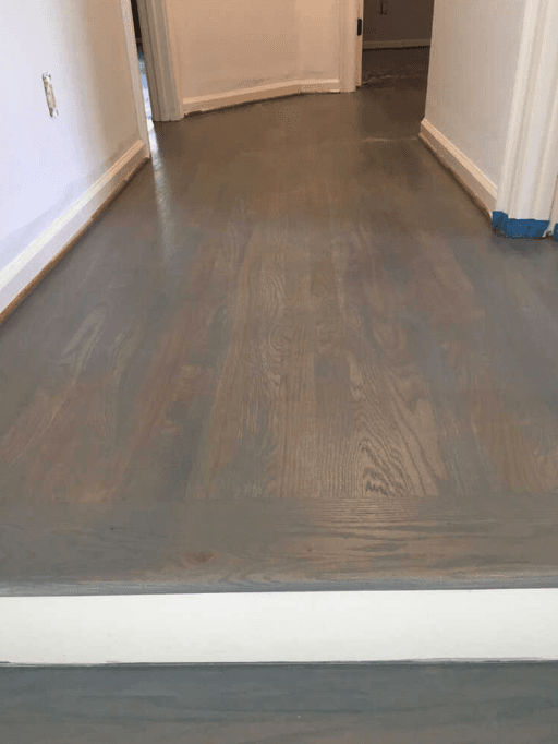 Flooring project 23 — refinishing or installation work.