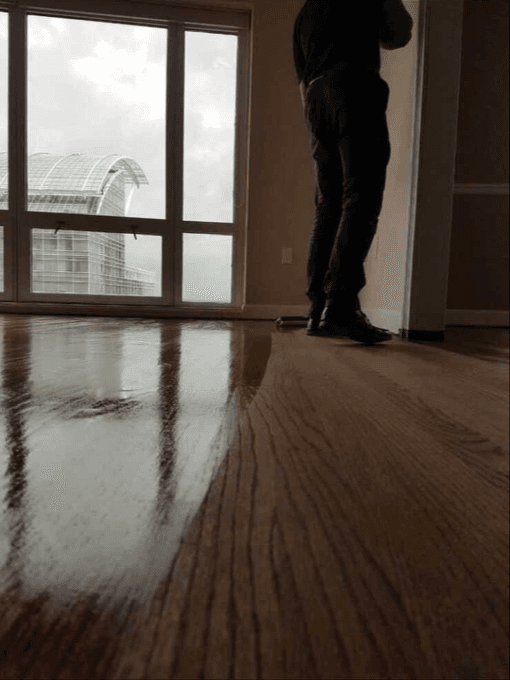 Flooring project 24 — refinishing or installation work.